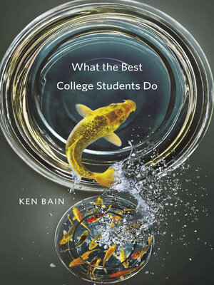 cover image of What the Best College Students Do